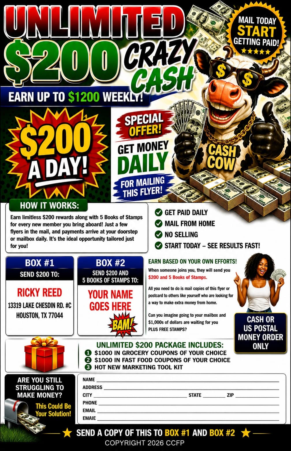 CRAZY CASH COW FLYER