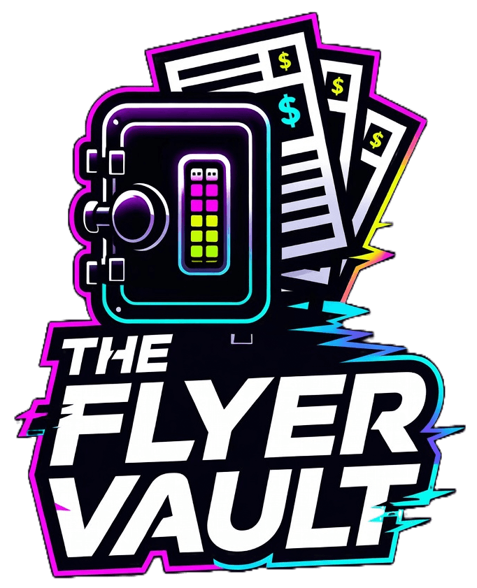The Flyer Vault Logo